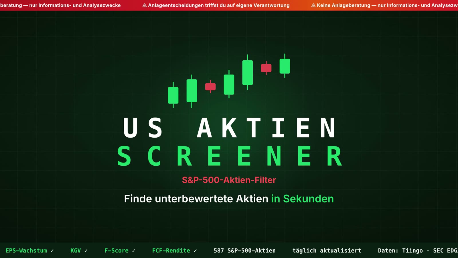 US Aktien Screener